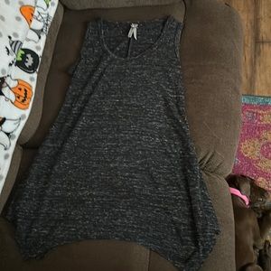 Black with spec of white beach cover dress